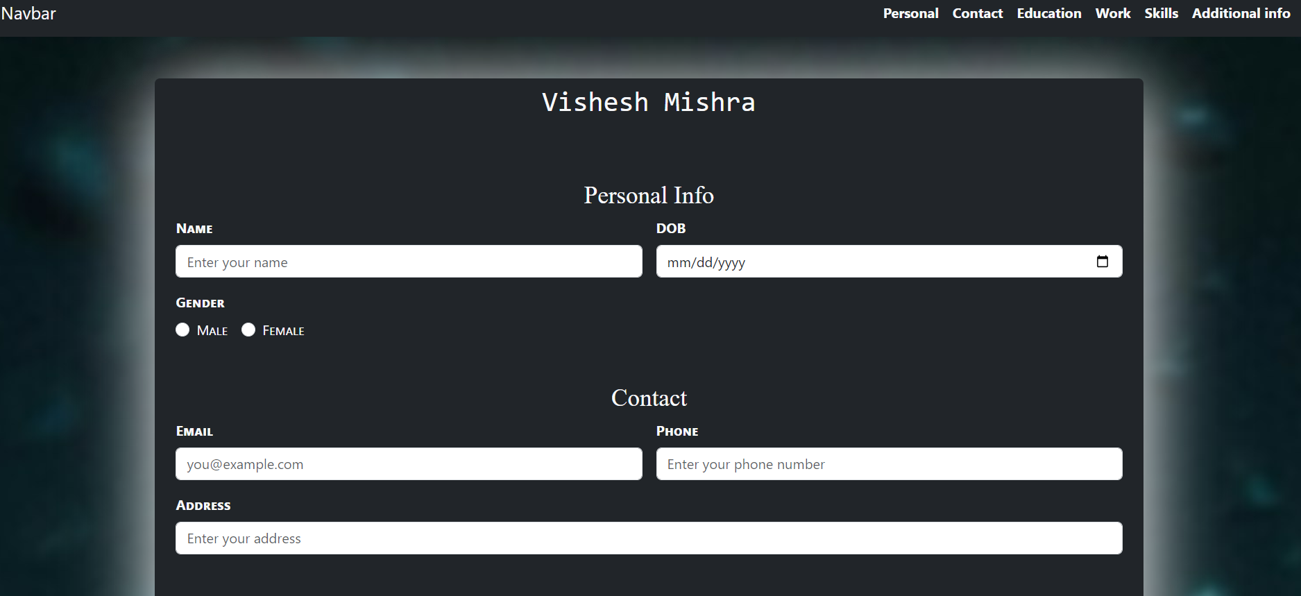Bootstrap Form
